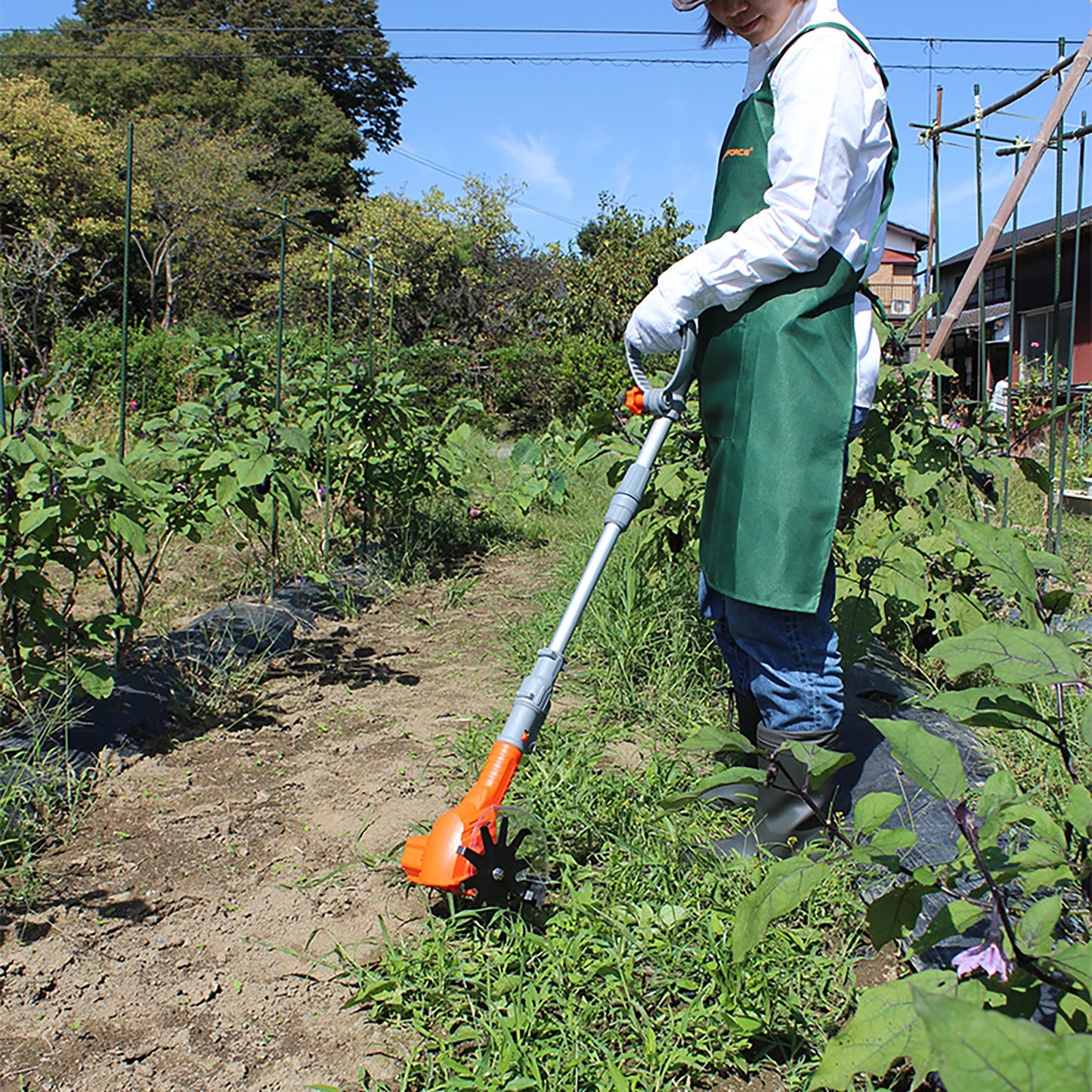 ＹＡＲＤＦＯＲＣＥ　１２Ｖコードレス　除草機　軽量　草取り　根こそぎ　家庭菜園