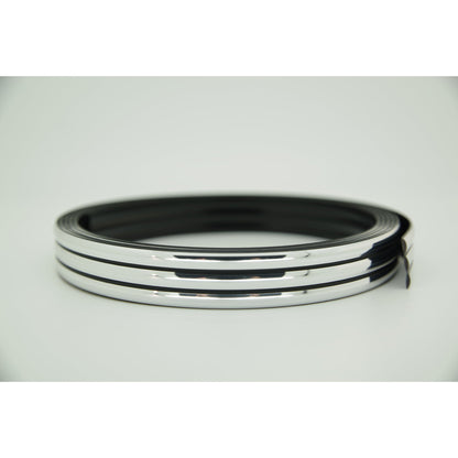 カー用品　３ラインモール　ＣＲ　長さ２．５ｍ幅６ｍｍ×３