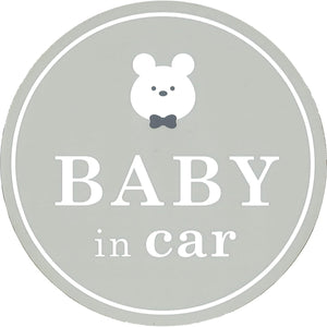 カー用品　セーフティーサイン　マグネット　シロクマ