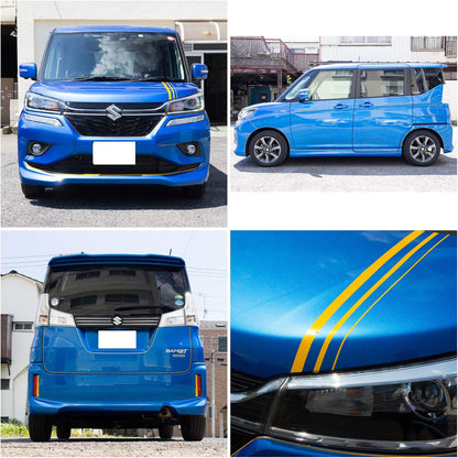 カー用品　反射テープ　ＹＥ　幅３ｍｍ×８ｍ巻