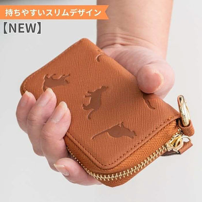 やっぱり猫が好き　スマートキーケース　グレージュ
