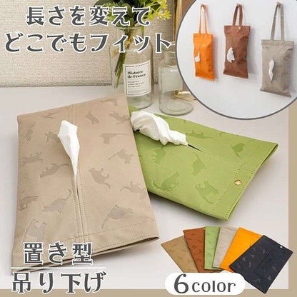 やっぱり猫が好き　２ｗａｙティッシュカバー　グリーンティ