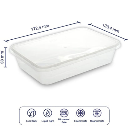 Ｋｉｉｐ　ＳＬａｐｐｅＲ　キープスラッパー　保存容器　長方形　５００ｍｌ　２５０個入り