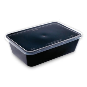 Ｋｉｉｐ　ＳＬａｐｐｅＲ　キープスラッパー　保存容器　長方形　Ｂｌａｃｋタイプ　６５０ｍｌ　２５０個入り