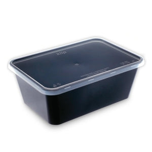 Ｋｉｉｐ　ＳＬａｐｐｅＲ　キープスラッパー　保存容器　長方形　Ｂｌａｃｋタイプ　１０００ｍｌ　２５０個入り