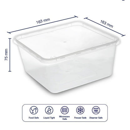 Ｋｉｉｐ　ＳＬａｐｐｅＲ　キープスラッパー　保存容器　正方形　スクエアタイプ　１５００ｍｌ　１５０個入り