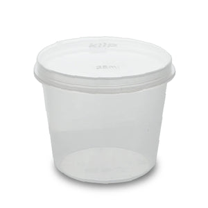 Ｋｉｉｐ　ＳＬａｐｐｅＲ　キープスラッパー　保存容器　丸形　Ｓａｕｃｅタイプ　２５ｍｌ　１２００個入り