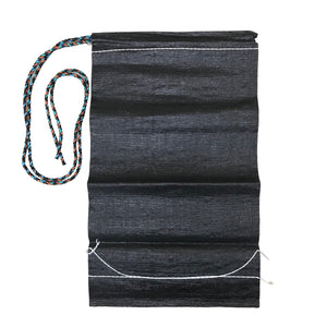 水産用土のう　ＰＰ土嚢袋　黒　５０～６０ｋｇ用　１００枚入り