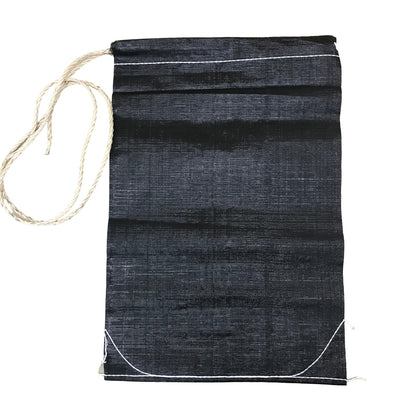 水産用土のう　ＰＰ土嚢袋　黒　１００ｋｇ　１００枚入り