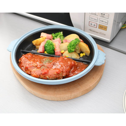 ｃｈｅｆ　仕切り付きレンジパン　シマエナガ　ＢＬ