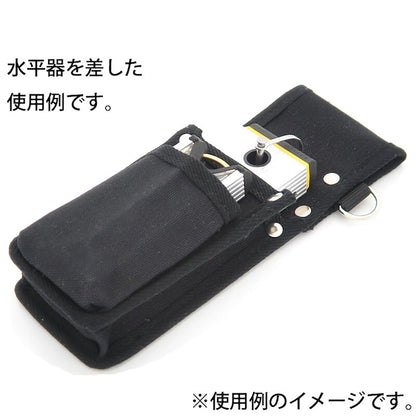 工具用　帆布水平器ケース　２段