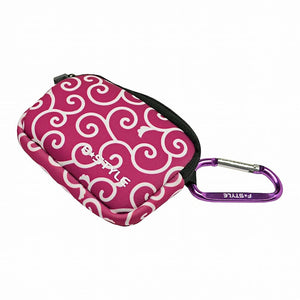 Ｆ★ＳＴＹＬＥ　カードケース　紫唐草／ブラック