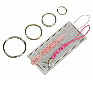 各命札　ストラップ　アタッチメント　桃／桃