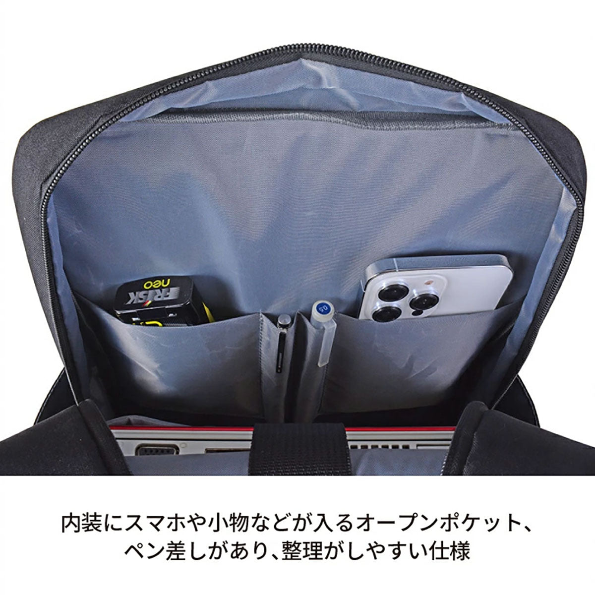 ＣＡＰＴＡＩＮ　ＳＴＡＧ　軽量ＰＣリュック　ビジネスバッグ　Ｓ　グレー　１３３９
