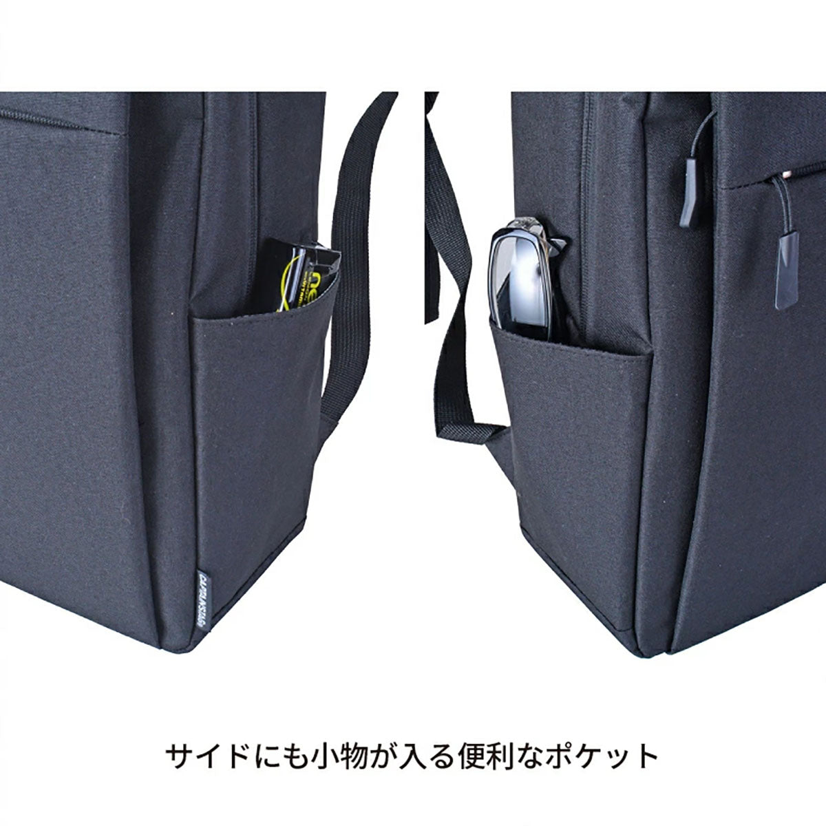 ＣＡＰＴＡＩＮ　ＳＴＡＧ　軽量ＰＣリュック　ビジネスバッグ　Ｍ　ブラック　１３４０