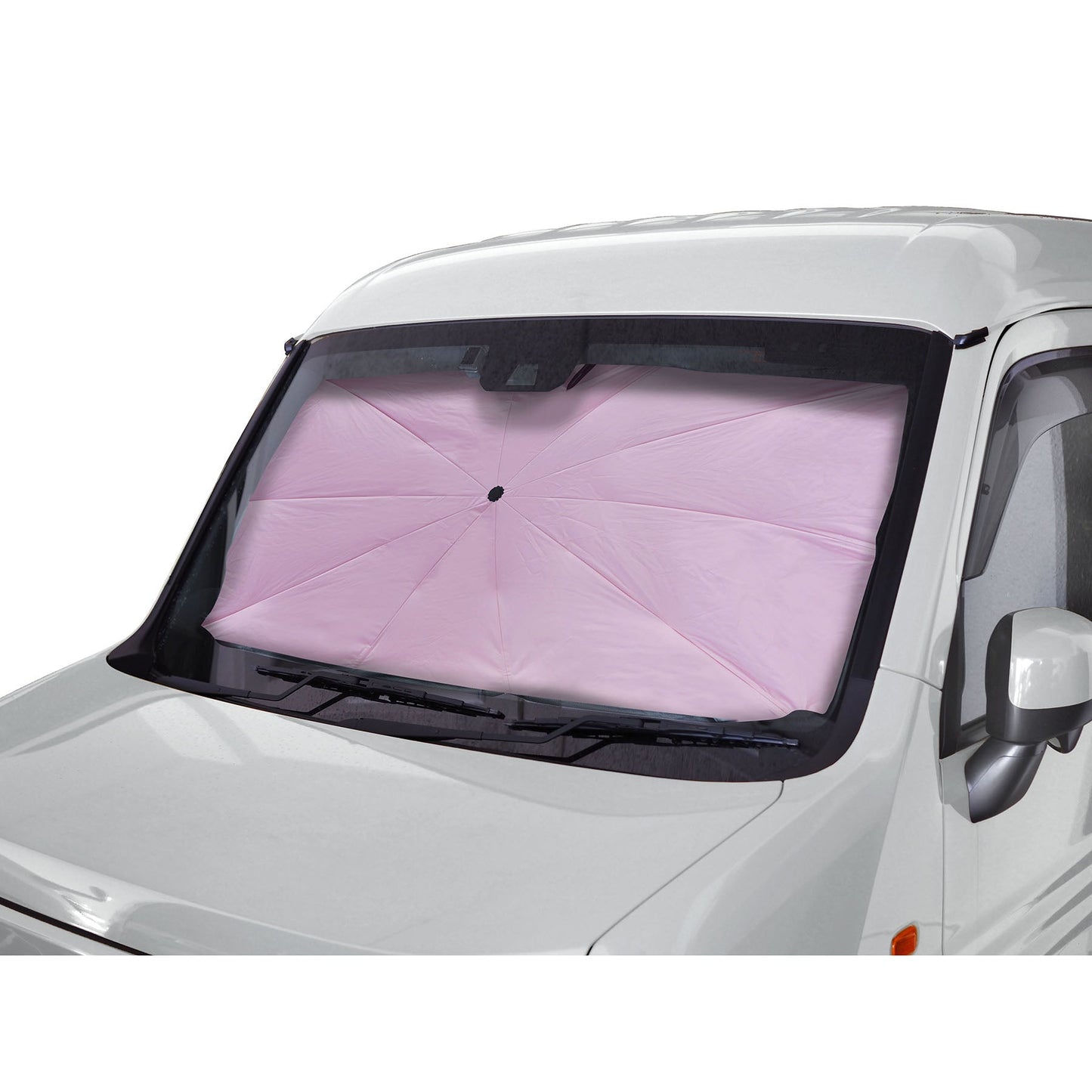 傘型カーシェード　ピンク