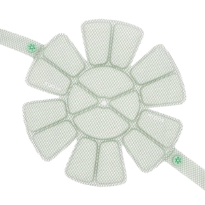 ＳＵＯ　２５６　ＩＣＥ　ＭＥＴ　ヘルメット用アイス　Ｍサイズ　ライトグレー