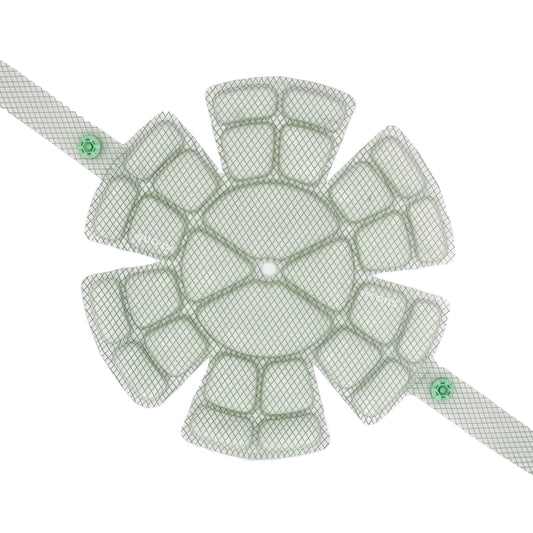 ＳＵＯ　２５６　ＩＣＥ　ＭＥＴ　ヘルメット用アイス　Ｓサイズ　ライトグレー