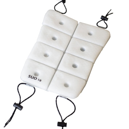 ＳＵＯ１８°ＩＣＥ　Ｃｏｏｌ　Ｒｕｃｋプラス　グラデチェック　フリーサイズ　ホワイト