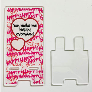 スマホスタンドアクリル　ハート　ＳＳＡＣ－１６