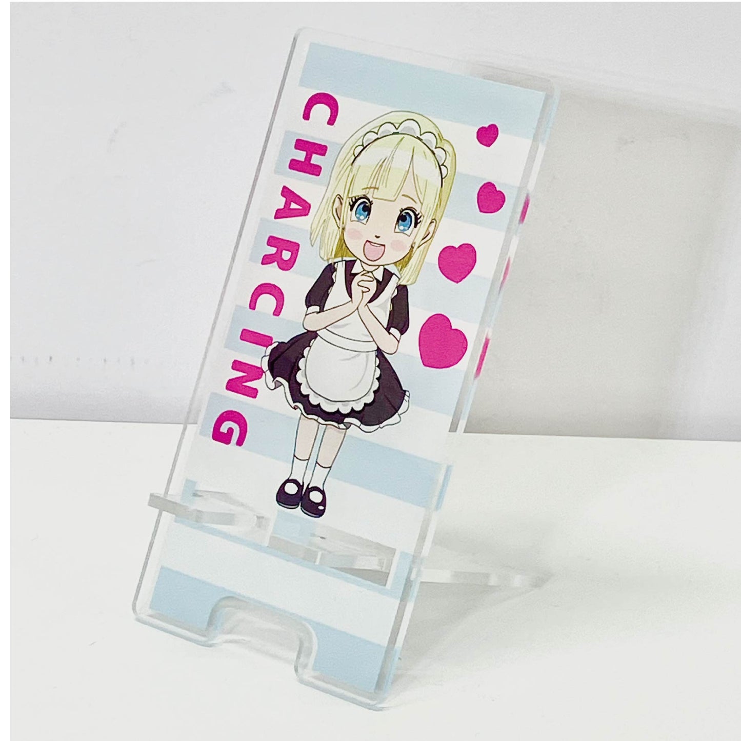 スマホスタンドアクリル　メイド水色　ＳＳＡＣ－１９