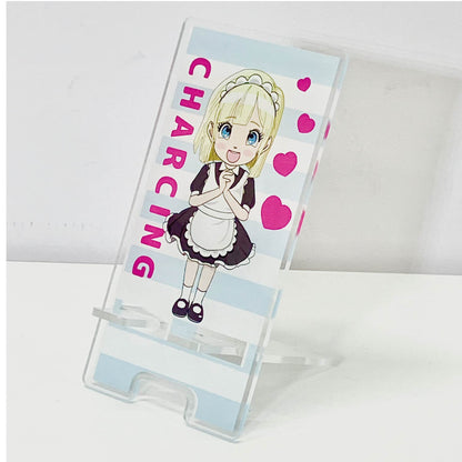 スマホスタンドアクリル　メイド水色　ＳＳＡＣ－１９