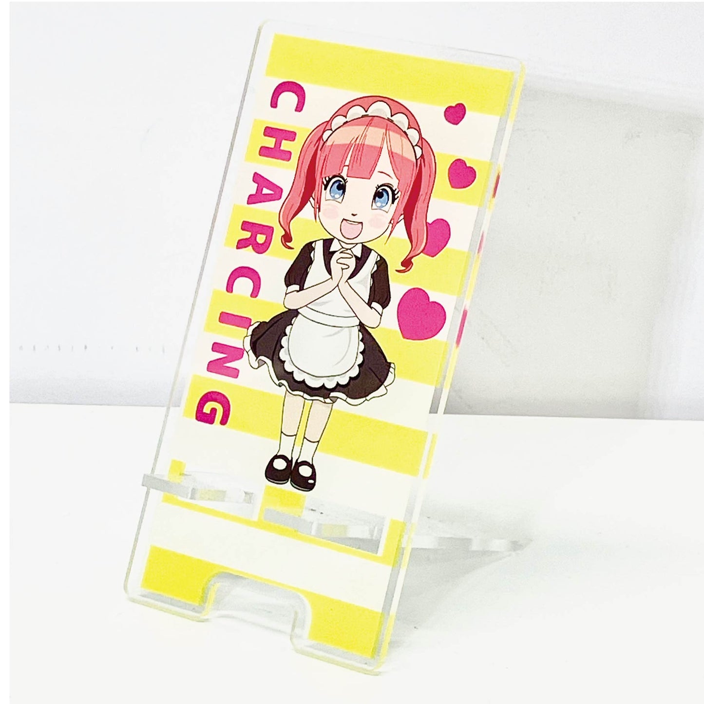 スマホスタンドアクリル　メイド黄色　ＳＳＡＣ－２０
