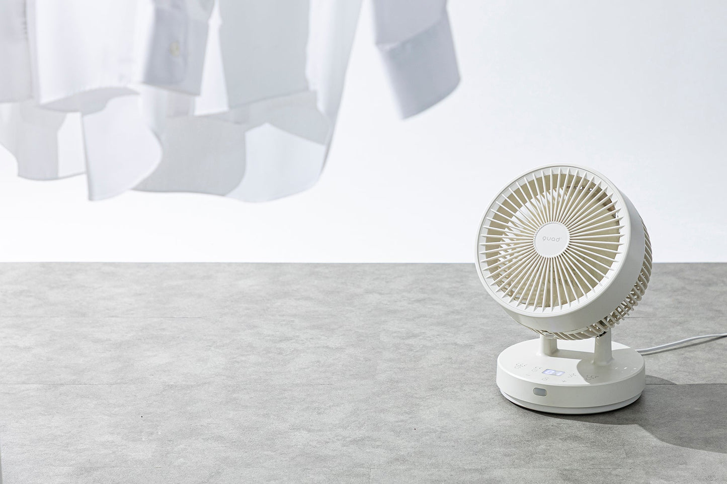 衣類乾燥360°DCサーキュレーター　PUREAIR DRY DC　アイボリー