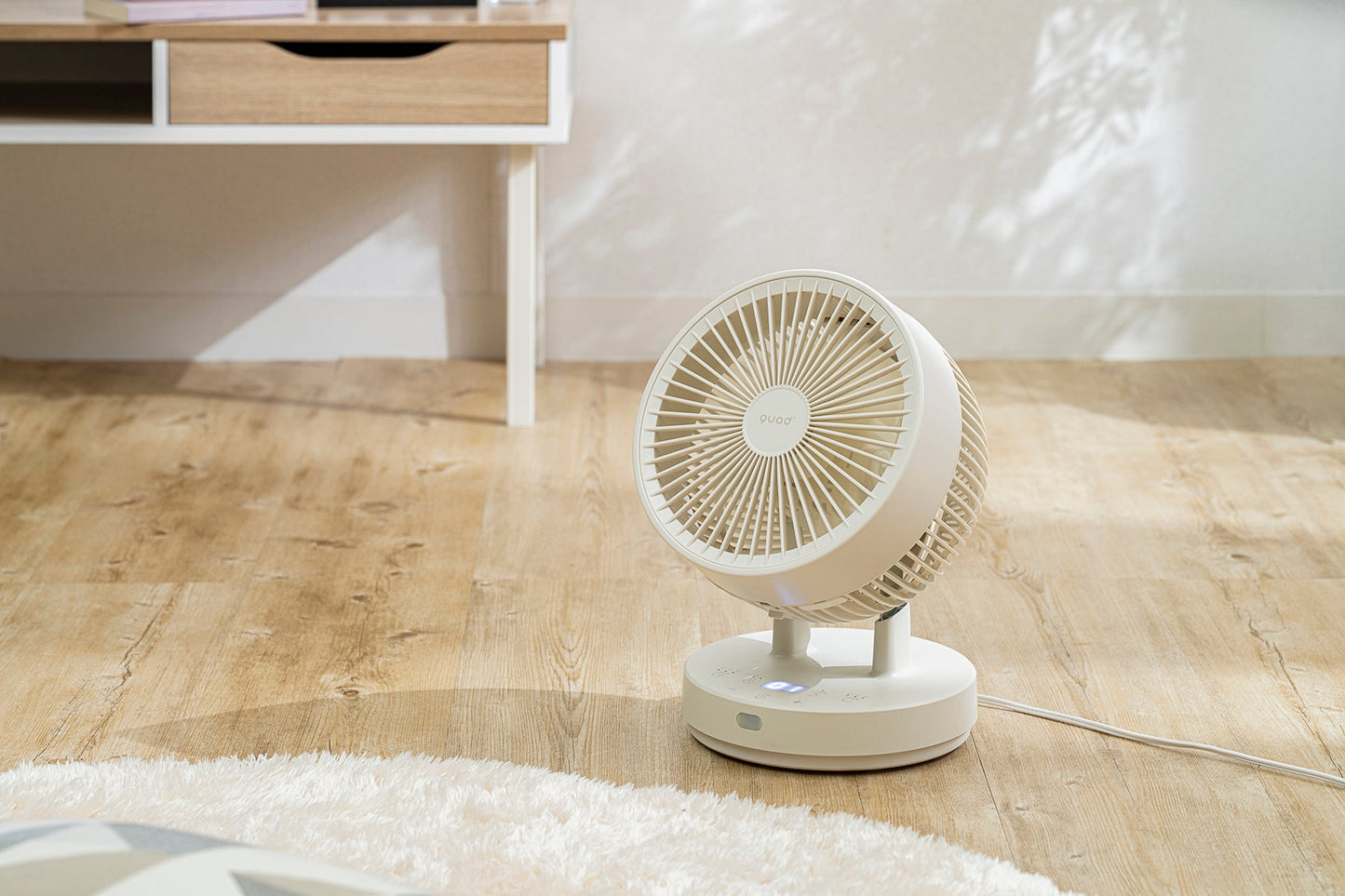 衣類乾燥360°DCサーキュレーター　PUREAIR DRY DC　アイボリー