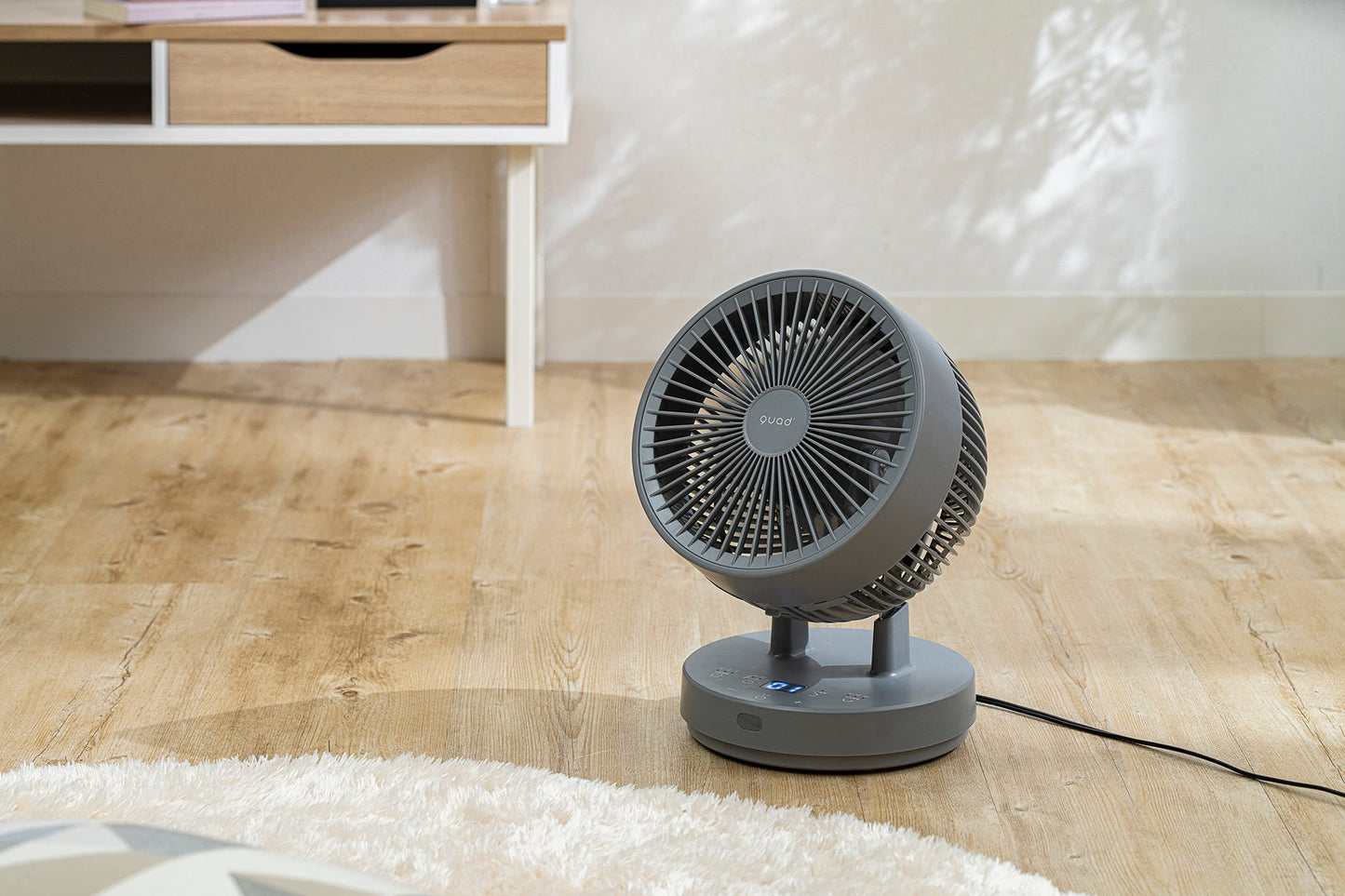 衣類乾燥360°DCサーキュレーター　PUREAIR DRY DC　グレー