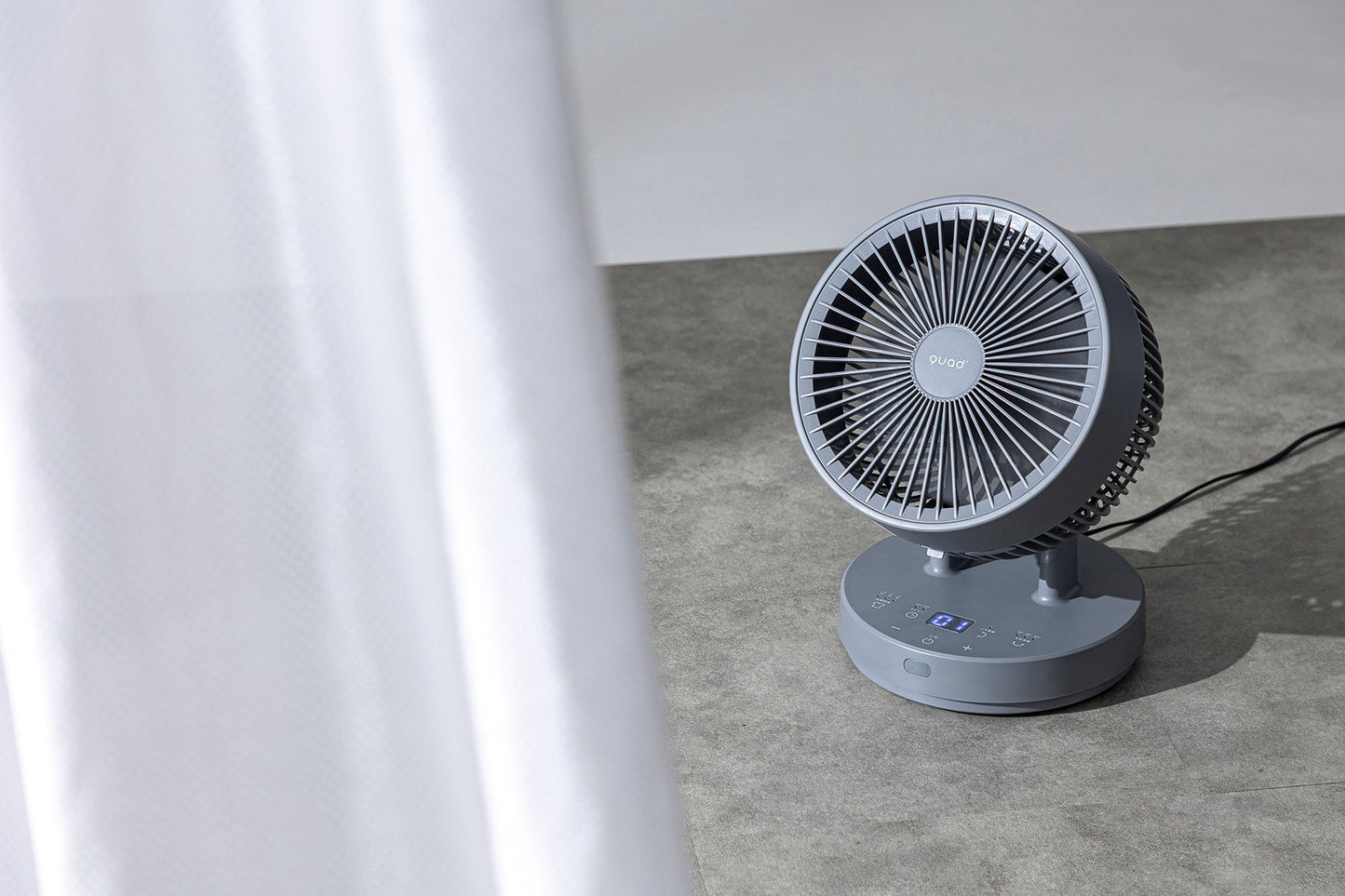 衣類乾燥360°DCサーキュレーター　PUREAIR DRY DC　グレー