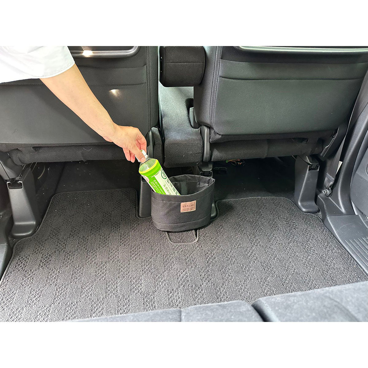 カー用品　ＩＤＥＡ　ＬＡＢ　抗菌消臭ごみ箱　重り入