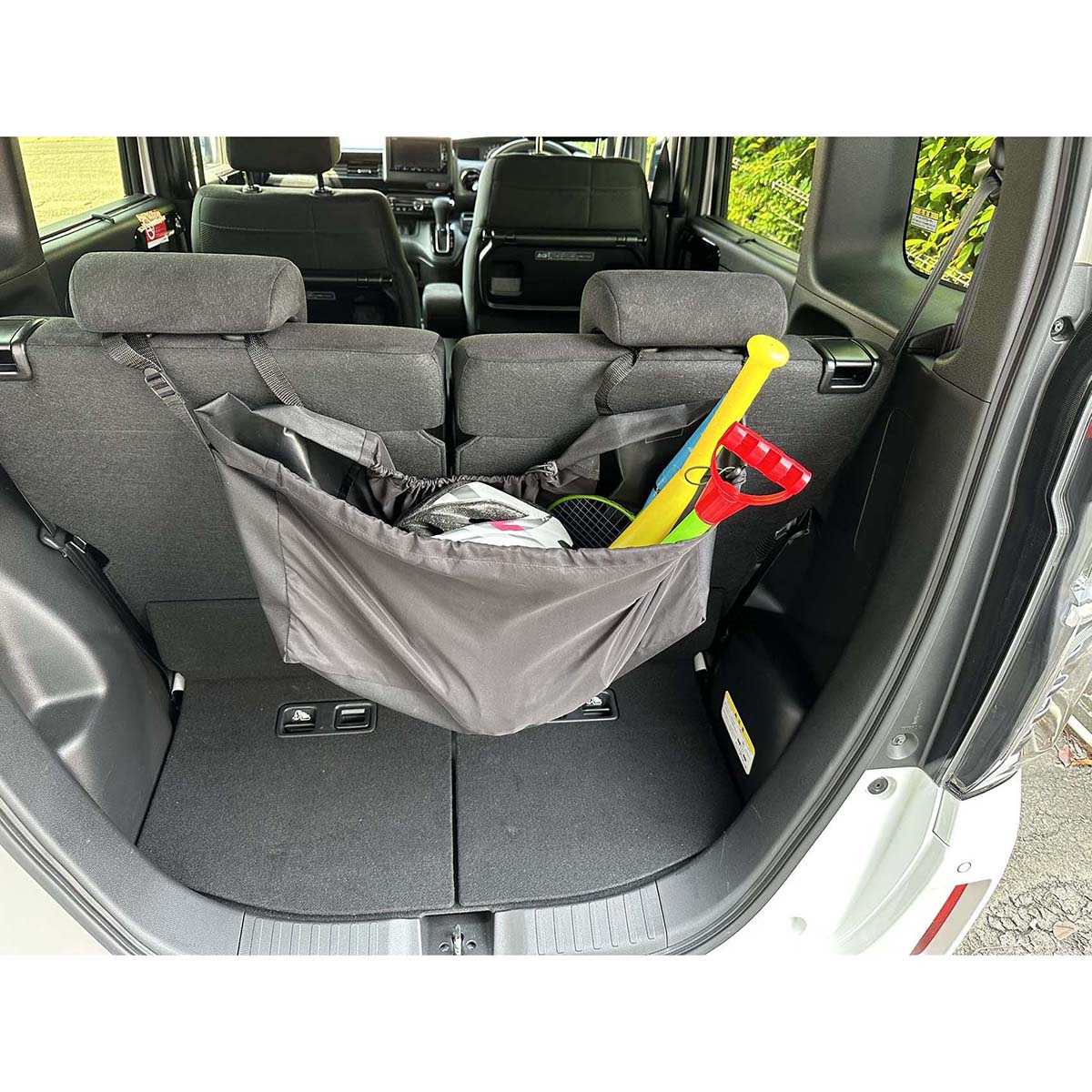 カー用品　ＩＤＥＡ　ＬＡＢ　ハンモック収納＆バック２ＷＡＹ