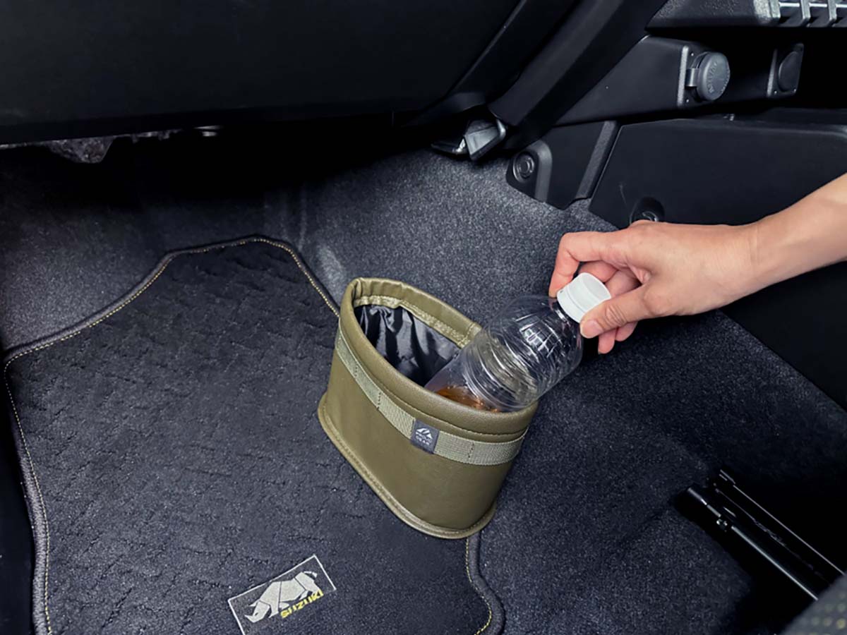 カー用品　ミリタリーエディション　炭消臭ダストボックス