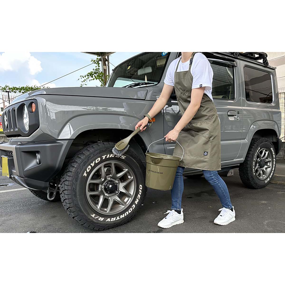 カー用品　プラウドギア　防水マルチエプロン