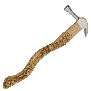 仮枠ハンマー　銀　止付　小　蛇曲　「昇龍」