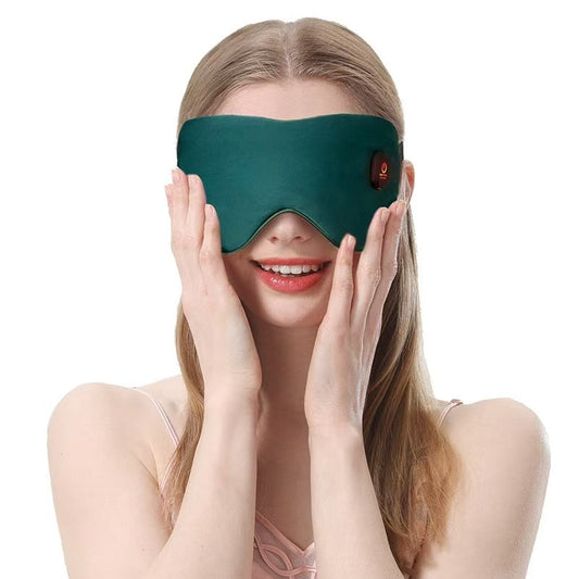 ヒートアイマスク　Ｗｉｒｅｌｅｓｓ　Ｈｅａｔｅｄ　Ｅｙｅ　Ｍａｓｋポリエステル　グリーン