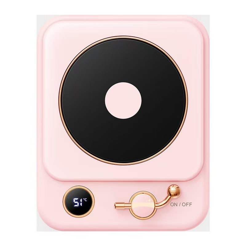 レコードデザインカップウォーマーＵＳＢピンクＫ２２