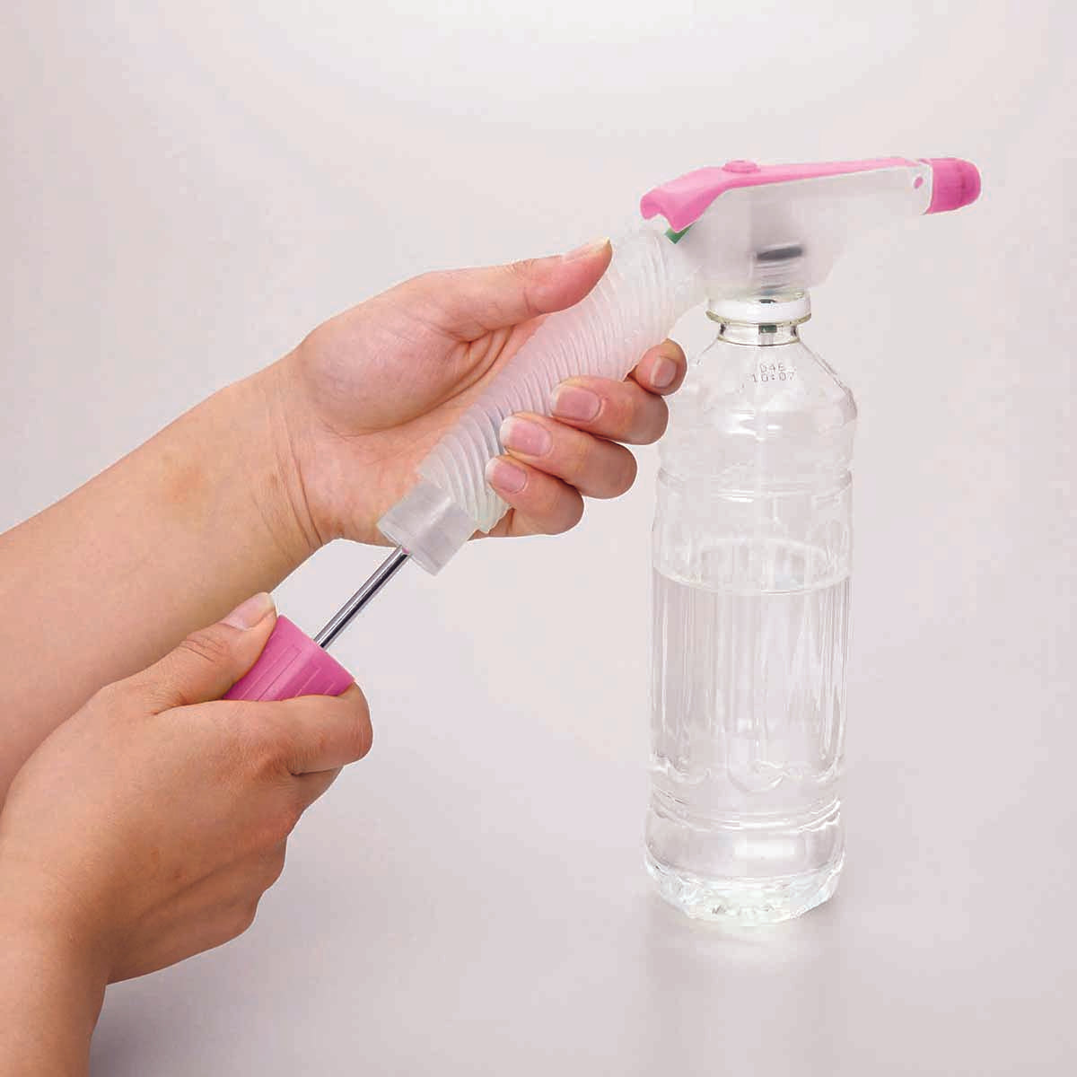 ペットボトル専用加圧式スプレーノズル　パステルピンク