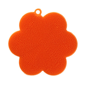 Felio シリコンキッチンブラシ　オレンジ