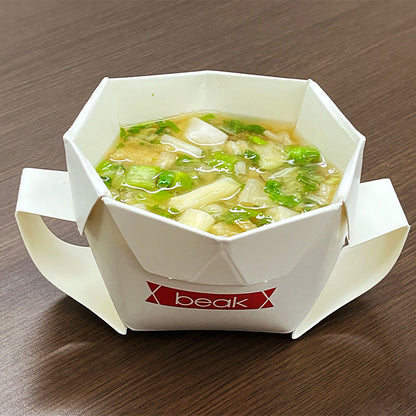 災害備蓄用 折り紙食器beak （ビーク）カップ  5枚封筒入り×30セット