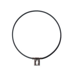 アングル e.モデル 01ネックレス ブラック　Ｌサイズ
