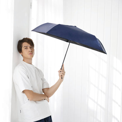 UVAir＋　晴雨兼用折りたたみ傘　サックス