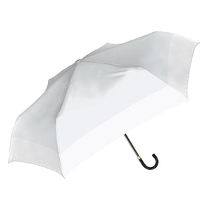 UVペールバイカラー折　晴雨兼用折りたたみ傘　アイスブルー