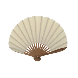西川庄六　ふわり扇子　うすたまご