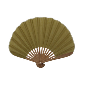 西川庄六　ふわり扇子　まっちゃ