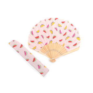 西川庄六　ｓｏｌｅｉｌ扇子　スイカ