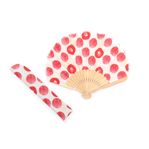 西川庄六　ｓｏｌｅｉｌ扇子　椿