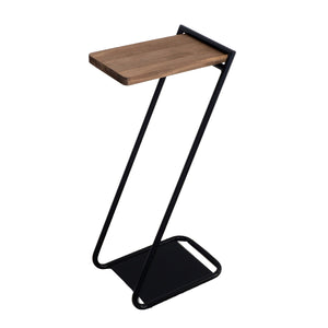 アイアンレッグサイドテーブル　High　ダークブラウン