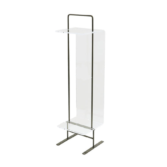 アクリルカバー付ワイヤー トイレットペーパースタンド